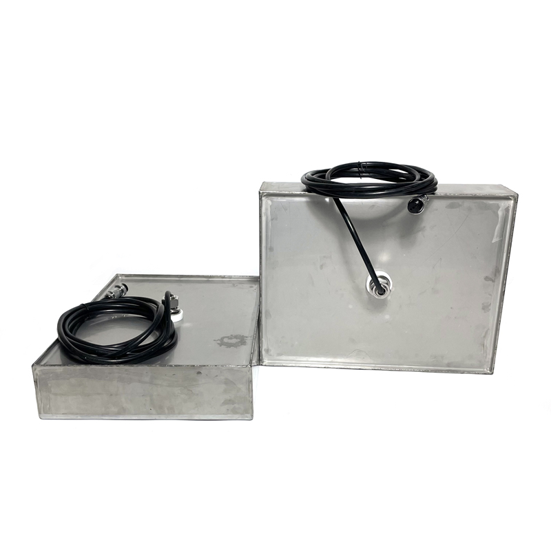 2400W Bottom Type Submersible Ultrasonic Transducer Waterproof Vibrating Plate Box For Aqueous Cleaning Lines