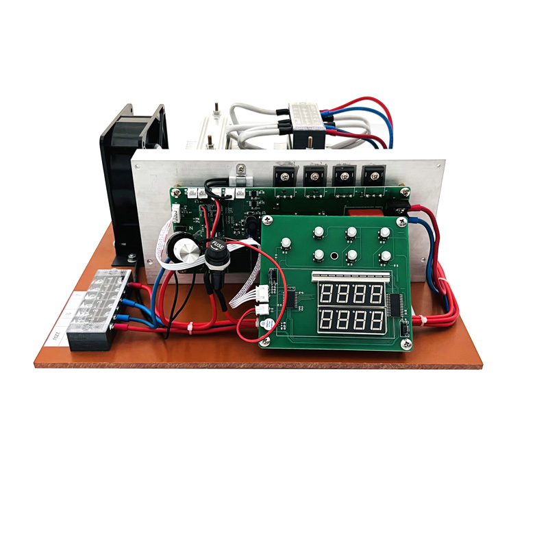 2500W 40KHZ Power And Timer Control Ultrasonic PCB Generator Driving Piezoelectric Ultrasonic Cleaner Transducer