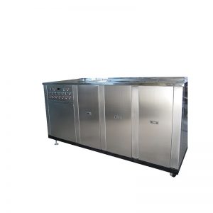 Semi-Auto Multi Tank Industrial Ultrasonic Cleaning System With Ultrasonic Cleaner Generator