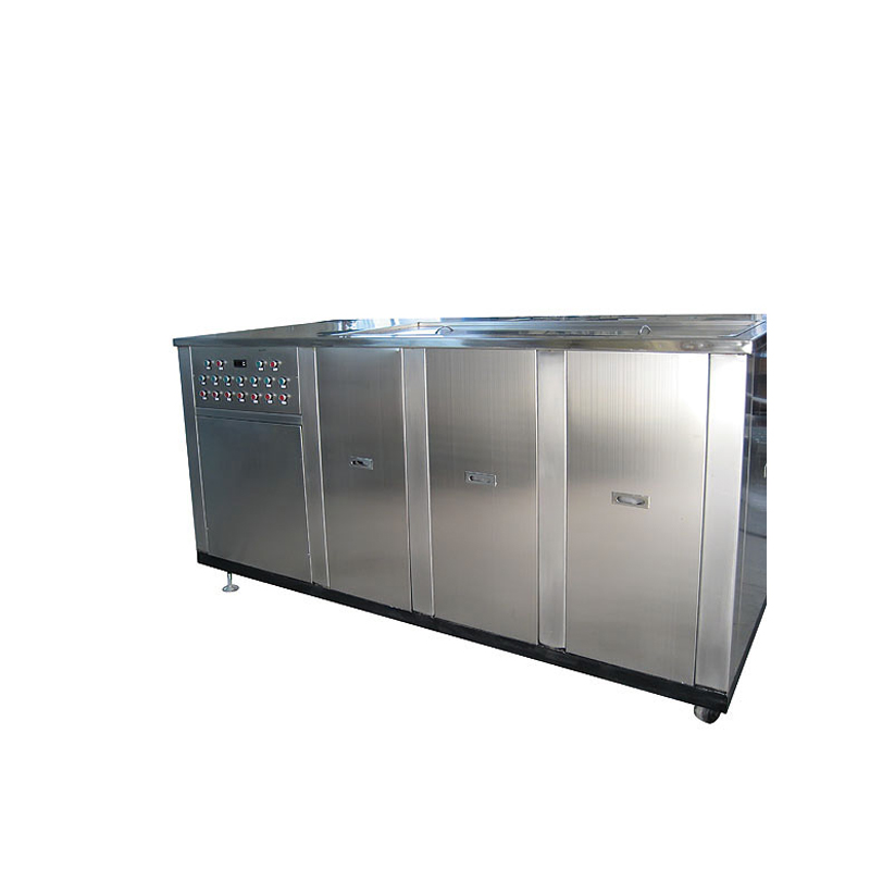 1 7 - Semi-Auto Multi Tank Industrial Ultrasonic Cleaning System With Ultrasonic Cleaner Generator