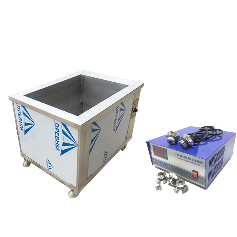 10 2 - 28KHZ 80KHZ Dual Frequency Heated Ultrasonic Cleaning System With Ultrasonic Drive Cleaning Generator